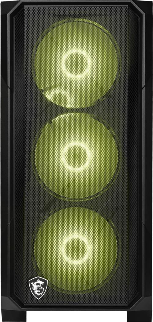 MSI MAG FORGE M120R AIRFLOW 4x12CM ARGB FAN TEMPERLİ CAM mATX KASA